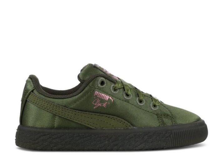 Clyde Satin Infantil - Aguacate