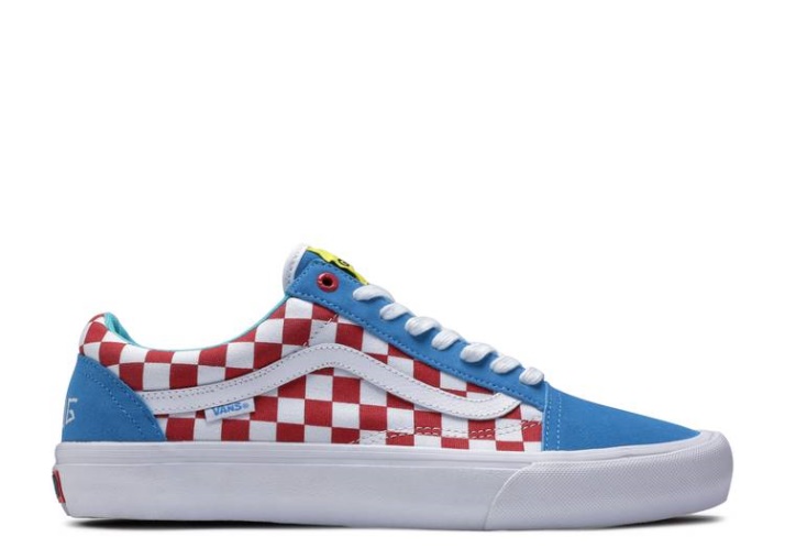 Vans Old Skool Pro - Golf Wang Azul/rojo/blanco