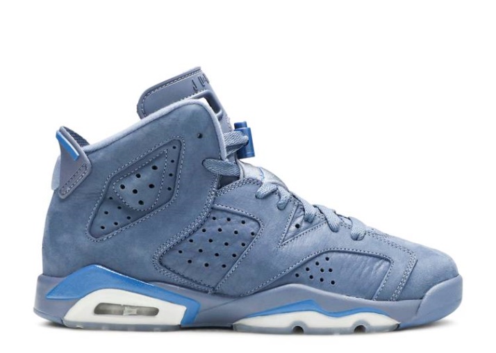 Air Jordan 6 Retro Gs - Azul Difuso
