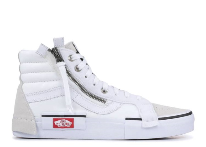 Vans Sk8-hi Gorra Lx Reedición - Tablero De Ajedrez Blanco