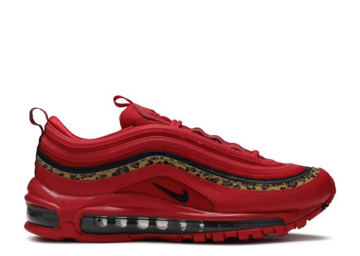 Nike Air Max 97 Mujer Rojo Universitario/negro/estampado