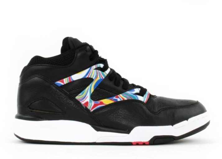 Reebok Pump Omni Lite Swirl - Commonwealth Negro/blanco/rojo