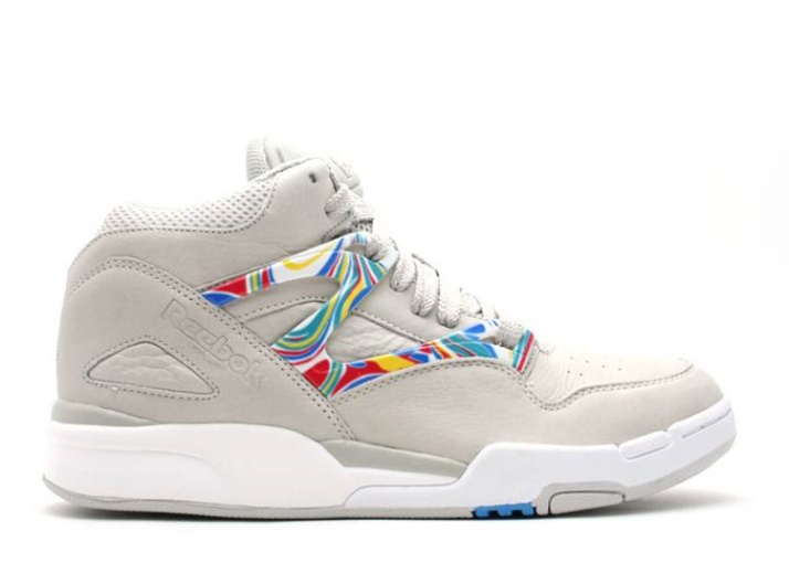 Reebok Pump Omni Lite Swirl - Commonwealth Cool Gris/blanco/azul