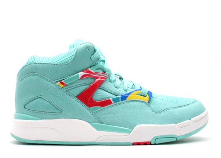 Reebok Pump Omni Lite Swirl - Commonwealth Menta/blanco/rojo