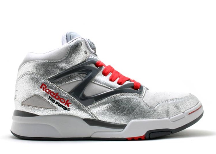 Reebok Pump Omni Lite Metalizado Plata/acero/gris/rojo