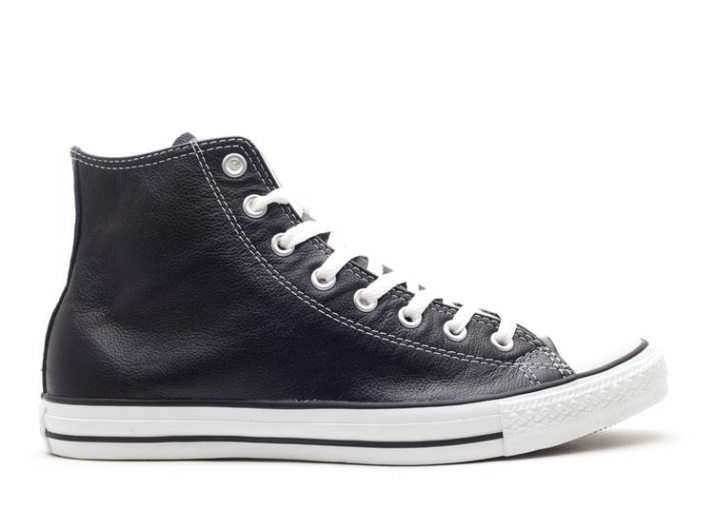 Converse Chuck Taylor All Star Cuero Hi - Negro