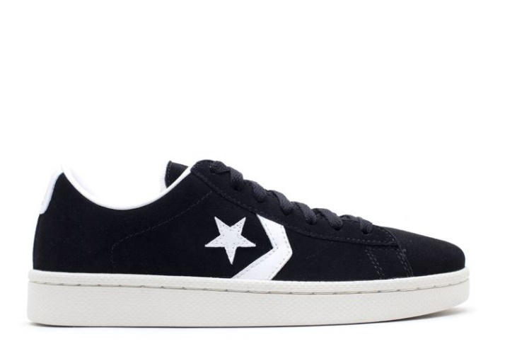 Converse Pro Cuero Buey - Negro Blanco
