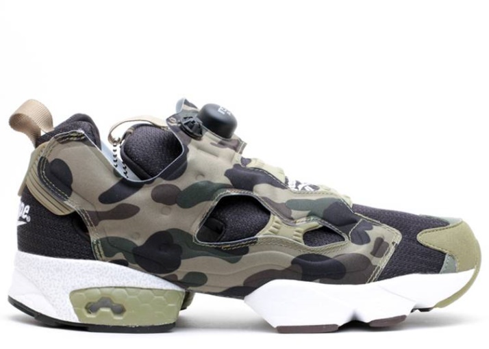 Reebok A Bathing Ape X Mita X Instapump Fury Og - Tierra Negra