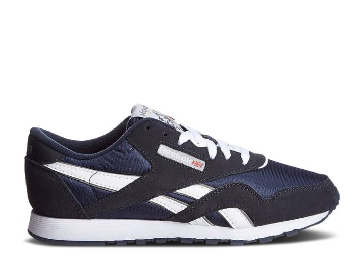 Reebok Mujer Classic Nylon Team Azul Marino/platino